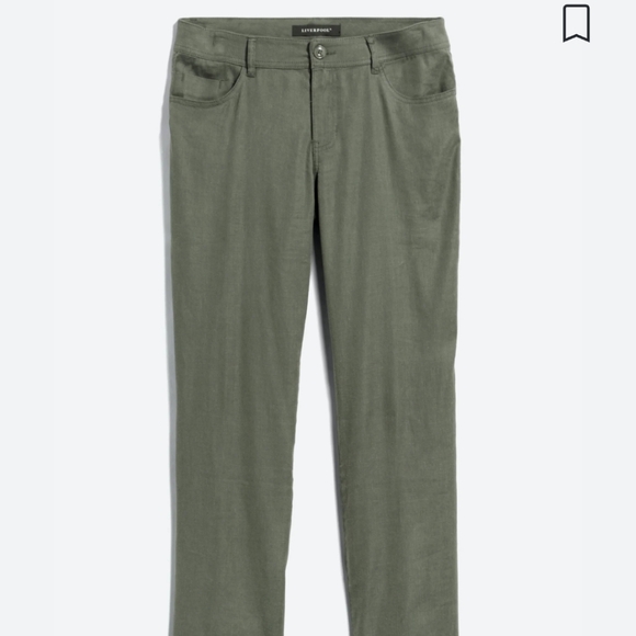 Liverpool Linen Blend Pants - Picture 3 of 9